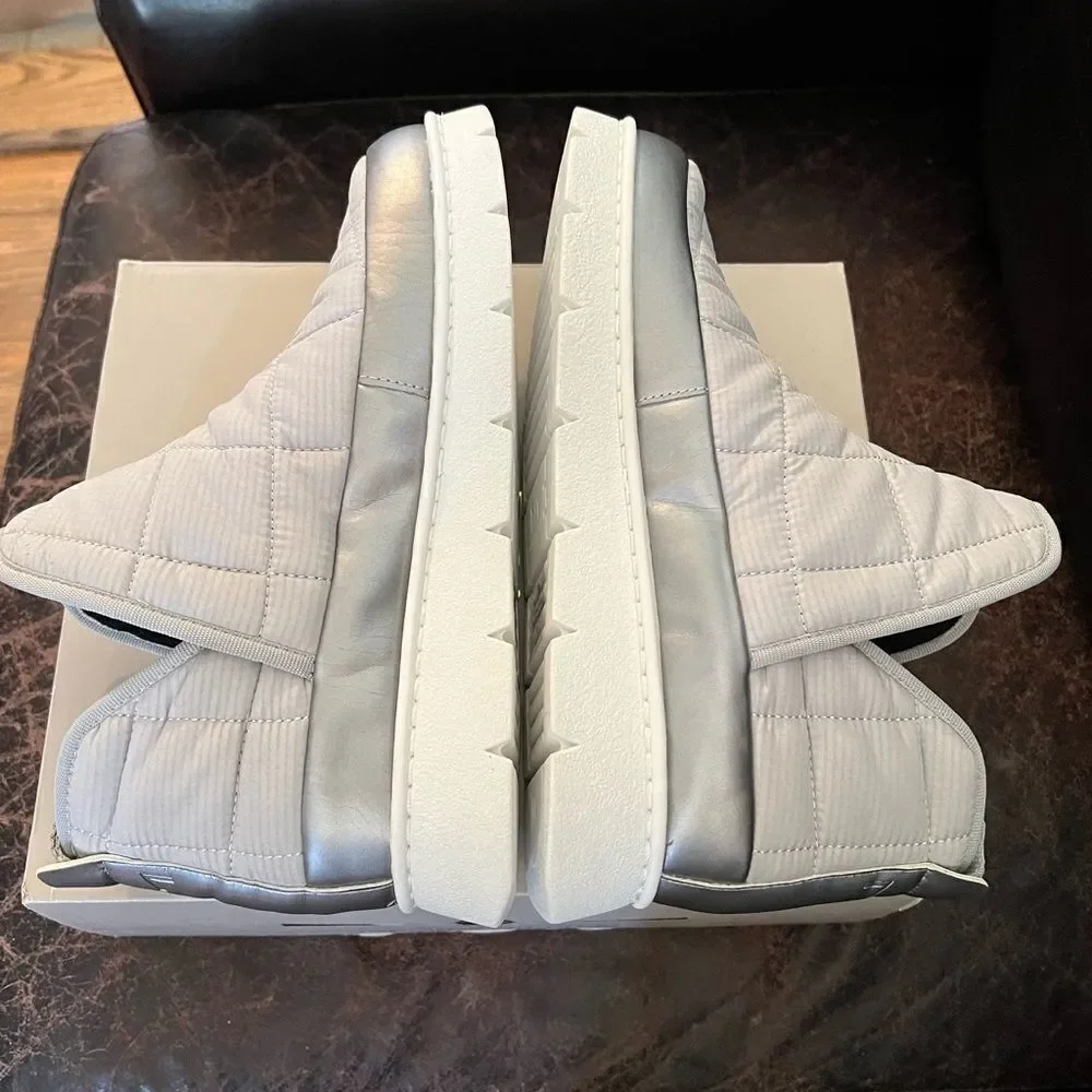 Marc Fisher Quilted Pull On Bootie Medium Grey